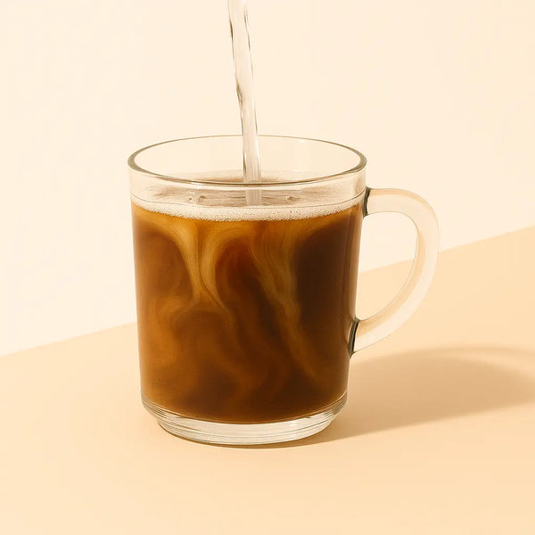 Mit Wasser oder Milch mischen – warm oder kalt