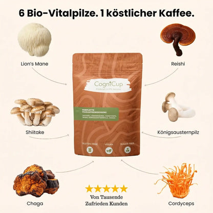 CogniCup - 6 in 1 Pilzkaffee